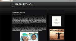 Desktop Screenshot of kasihrizhad.blogspot.com