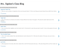 Tablet Screenshot of mrssigsbeesclassblog.blogspot.com