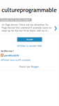 Mobile Screenshot of cultureprogrammable.blogspot.com