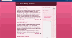 Desktop Screenshot of make-money4real.blogspot.com