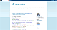 Desktop Screenshot of elmarrouani.blogspot.com