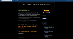 Desktop Screenshot of blackhatworlds.blogspot.com