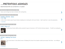 Tablet Screenshot of pretentiousassholes.blogspot.com