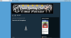Desktop Screenshot of cearaumapaixao.blogspot.com
