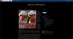 Desktop Screenshot of amomusicasertaneja.blogspot.com