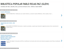 Tablet Screenshot of bibliotecarojaspaz.blogspot.com