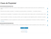 Tablet Screenshot of clasesdepropiedad.blogspot.com