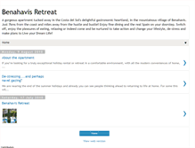 Tablet Screenshot of benahavisretreat.blogspot.com