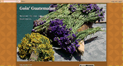 Desktop Screenshot of goinguatemalan.blogspot.com