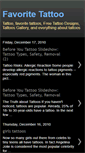 Mobile Screenshot of favoritetattoo.blogspot.com