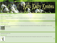 Tablet Screenshot of kathskreations.blogspot.com