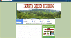 Desktop Screenshot of indahnyacameronhighlands.blogspot.com