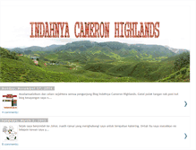 Tablet Screenshot of indahnyacameronhighlands.blogspot.com