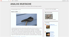 Desktop Screenshot of analogmustache.blogspot.com