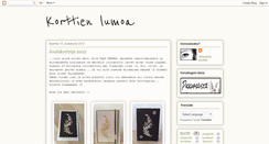 Desktop Screenshot of korttienlumoa.blogspot.com