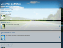 Tablet Screenshot of desenhosdehmatias.blogspot.com