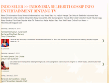 Tablet Screenshot of indoseleb.blogspot.com