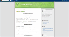 Desktop Screenshot of cecarmonteria.blogspot.com