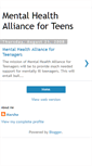 Mobile Screenshot of mentalhealthallianceforteens.blogspot.com