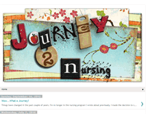 Tablet Screenshot of journey2nursing.blogspot.com