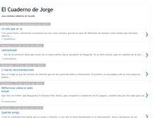 Tablet Screenshot of elcuadernodejorge.blogspot.com