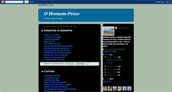 Desktop Screenshot of homem-peixe.blogspot.com