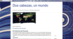 Desktop Screenshot of doscabezasunmundo.blogspot.com