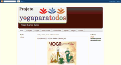 Desktop Screenshot of blogdoyogaparatodos.blogspot.com