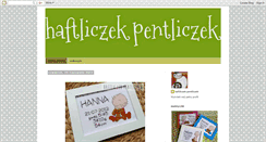 Desktop Screenshot of haftliczekpentliczek.blogspot.com