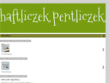 Tablet Screenshot of haftliczekpentliczek.blogspot.com