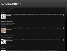Tablet Screenshot of narracion2010-11.blogspot.com