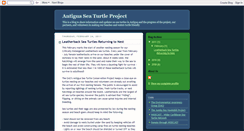 Desktop Screenshot of antiguaseaturtles.blogspot.com