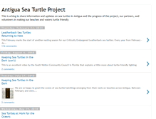 Tablet Screenshot of antiguaseaturtles.blogspot.com