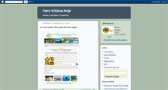 Desktop Screenshot of harekrishnahoje.blogspot.com