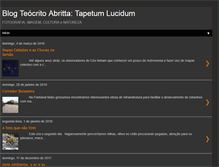 Tablet Screenshot of blogtecritoabrittatapetumlucidum.blogspot.com