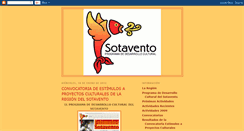 Desktop Screenshot of programasotavento.blogspot.com