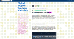 Desktop Screenshot of digitalenglishteachingmaterials.blogspot.com