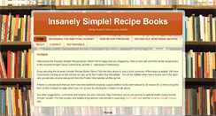 Desktop Screenshot of insanelysimplerecipebooks.blogspot.com