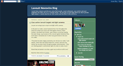 Desktop Screenshot of lawsuitnewswire.blogspot.com