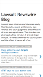 Mobile Screenshot of lawsuitnewswire.blogspot.com