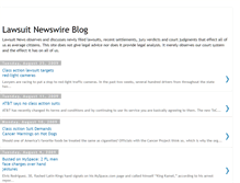 Tablet Screenshot of lawsuitnewswire.blogspot.com