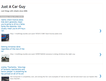 Tablet Screenshot of justacarguy.blogspot.com