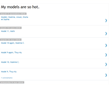 Tablet Screenshot of mymodels-aresohot.blogspot.com