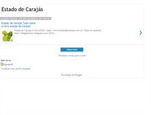 Tablet Screenshot of estadodecarajas.blogspot.com