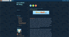 Desktop Screenshot of janseduc407blog.blogspot.com