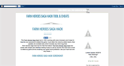 Desktop Screenshot of farmheroessagacheats1.blogspot.com