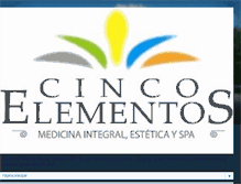 Tablet Screenshot of cincoelementosspa.blogspot.com