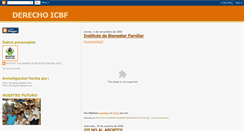 Desktop Screenshot of derechoicbf.blogspot.com