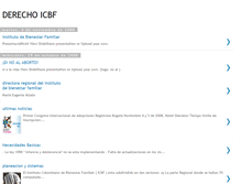 Tablet Screenshot of derechoicbf.blogspot.com