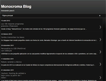 Tablet Screenshot of monocromablog.blogspot.com